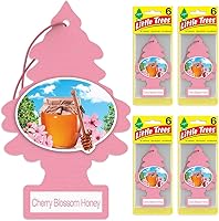 Vista 10 de Little Trees - Ambientador de árbol colgante que proporciona un aroma de larga duración para tu hogar o tu auto. Aroma Summer Linen, 24