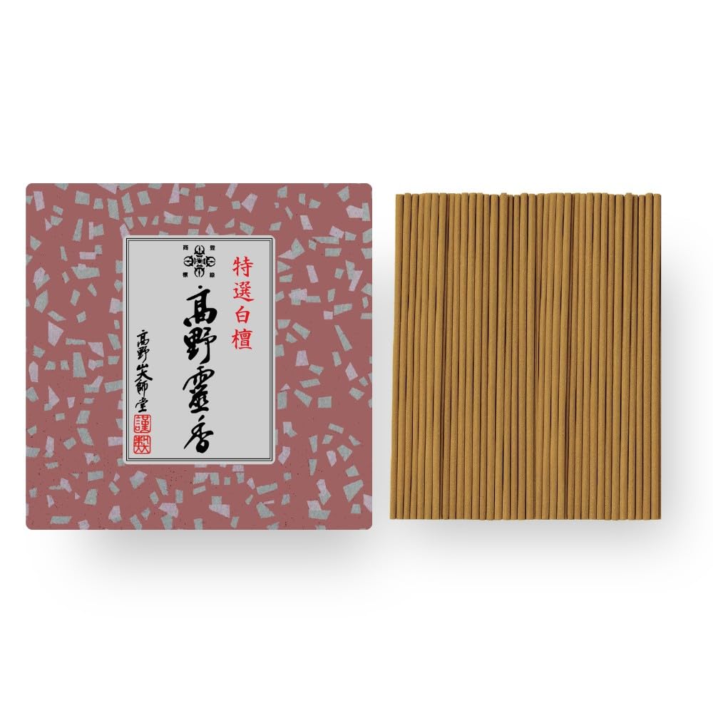 Koyasan Daishido Premium Sandalwood Incense Short Size Made in Japan