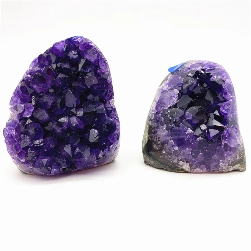 MDBJTCYZN Stone 1PC Uruguary Dark Purple Amethyst Cluster Geode Home Decoration Quartz Crystals