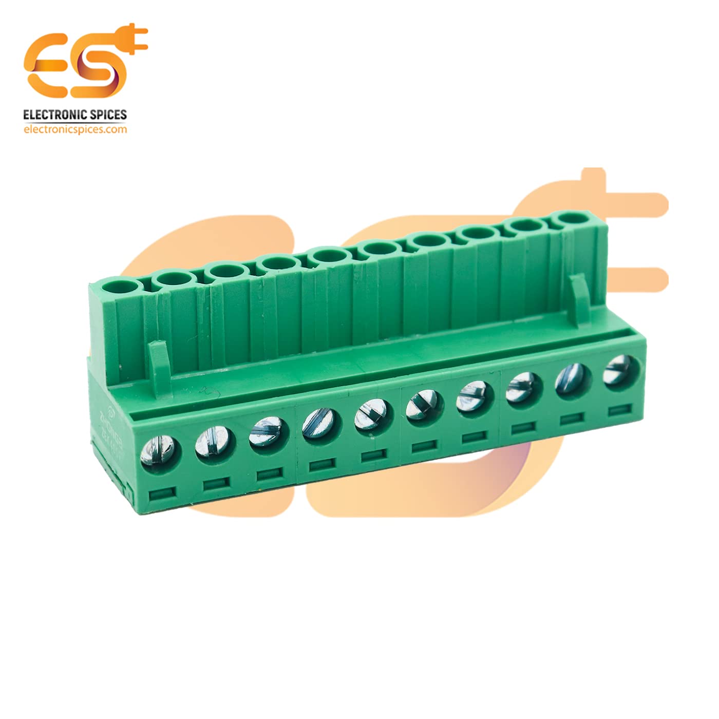 Electronic Spices Male and Female 10 Pin 5.08mm Pitch Pluggable Terminal Block Connector Pair of 5 (2EDGR-5.08-10p and 2EDGK-5.08-10p) 4