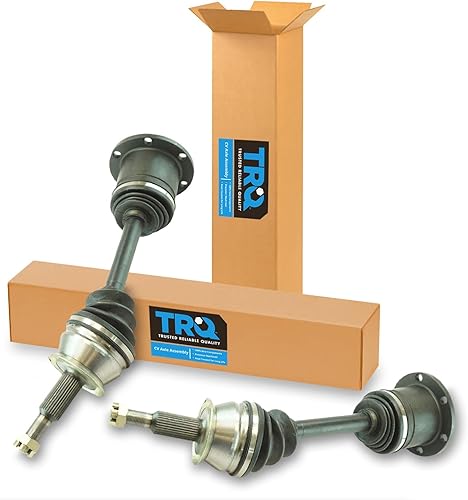 Miniatura 103 de TRQ Juego de 2 piezas de ensamblaje de eje CV delantero del lado del conductor y del pasajero, compatible con transmisión automática Mazda 3 i