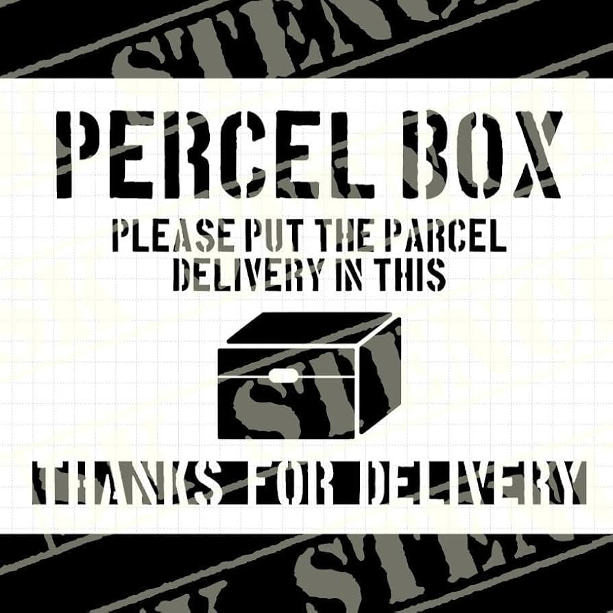 Amazon.co.jp: ステンシルシート N-237 宅配ボックス : 文房具