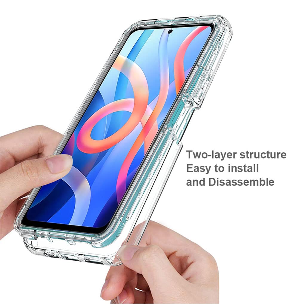 SEAHAI Cover Per Xiaomi Redmi Note 11S 5G / Poco M4 Pro 5G – Custodia Sottile Effetto Sfumato Viola - 2