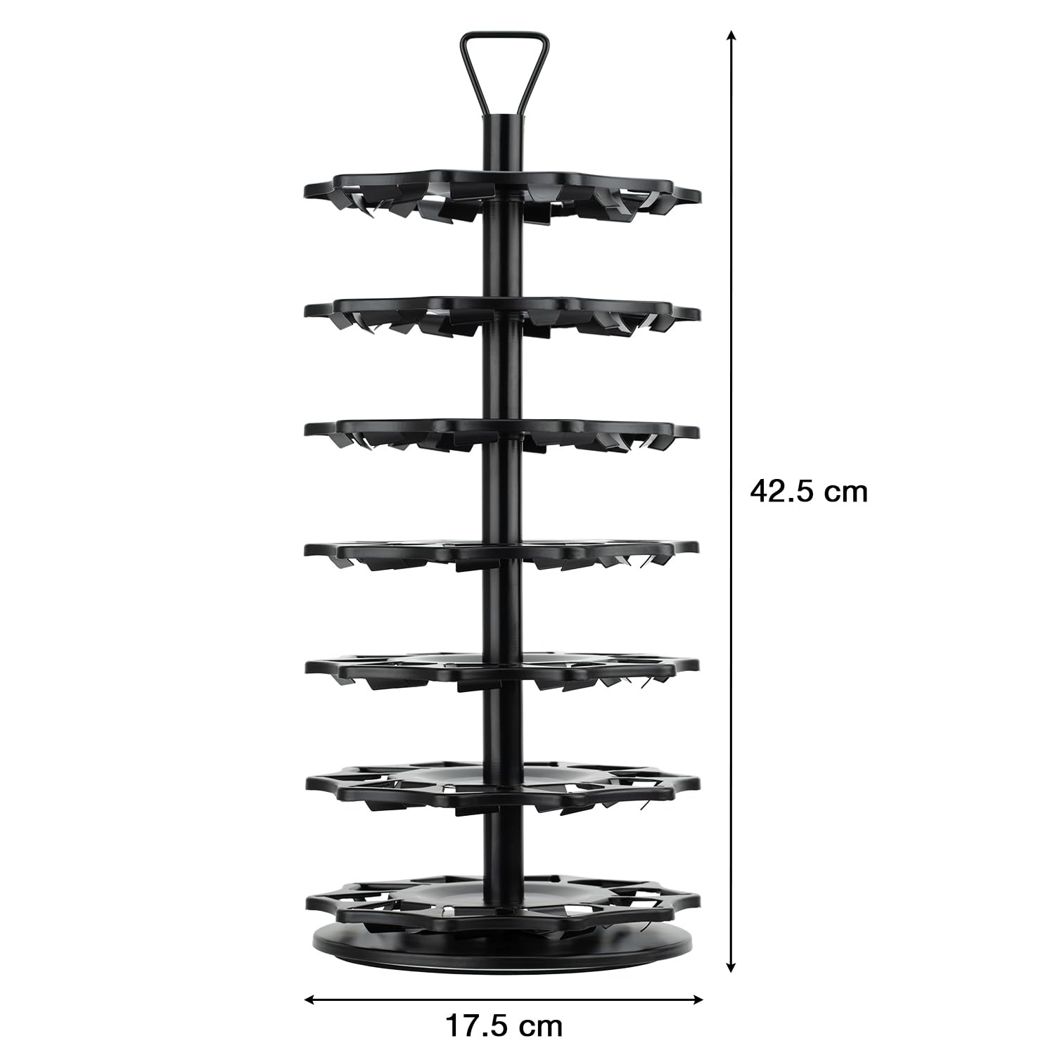 HiveNets Soporte para cápsulas de café Nespresso Original, organizador de 7 niveles, puede contener 70 cápsulas