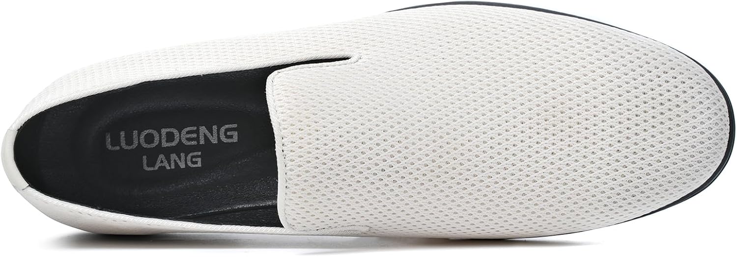 Mens Loafers Slip-on Dress Shoes Mesh Casual Oxford Shoes Classic Business Tuxedo Shoes Fashion Lightweight and Breathable - Image 4