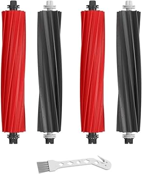 Rubber Main Roller Brush Parts ,Compatible for Xiaomi ,Compatible for Roborock, S8 S8 Plus S8+S8 Pro Ultra G20 Vacuum Cleaner Replacement Parts Vacuum Cleaner Accessories