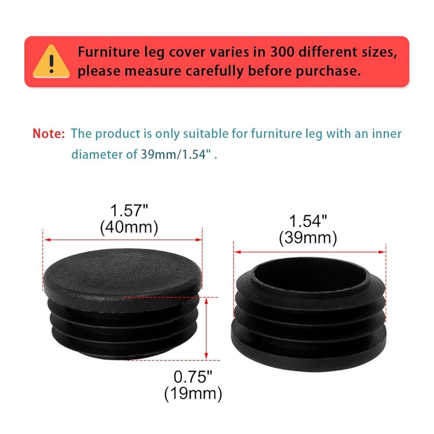 Amazon.co.jp: uxcell チューブインサートパイプエンドカバー