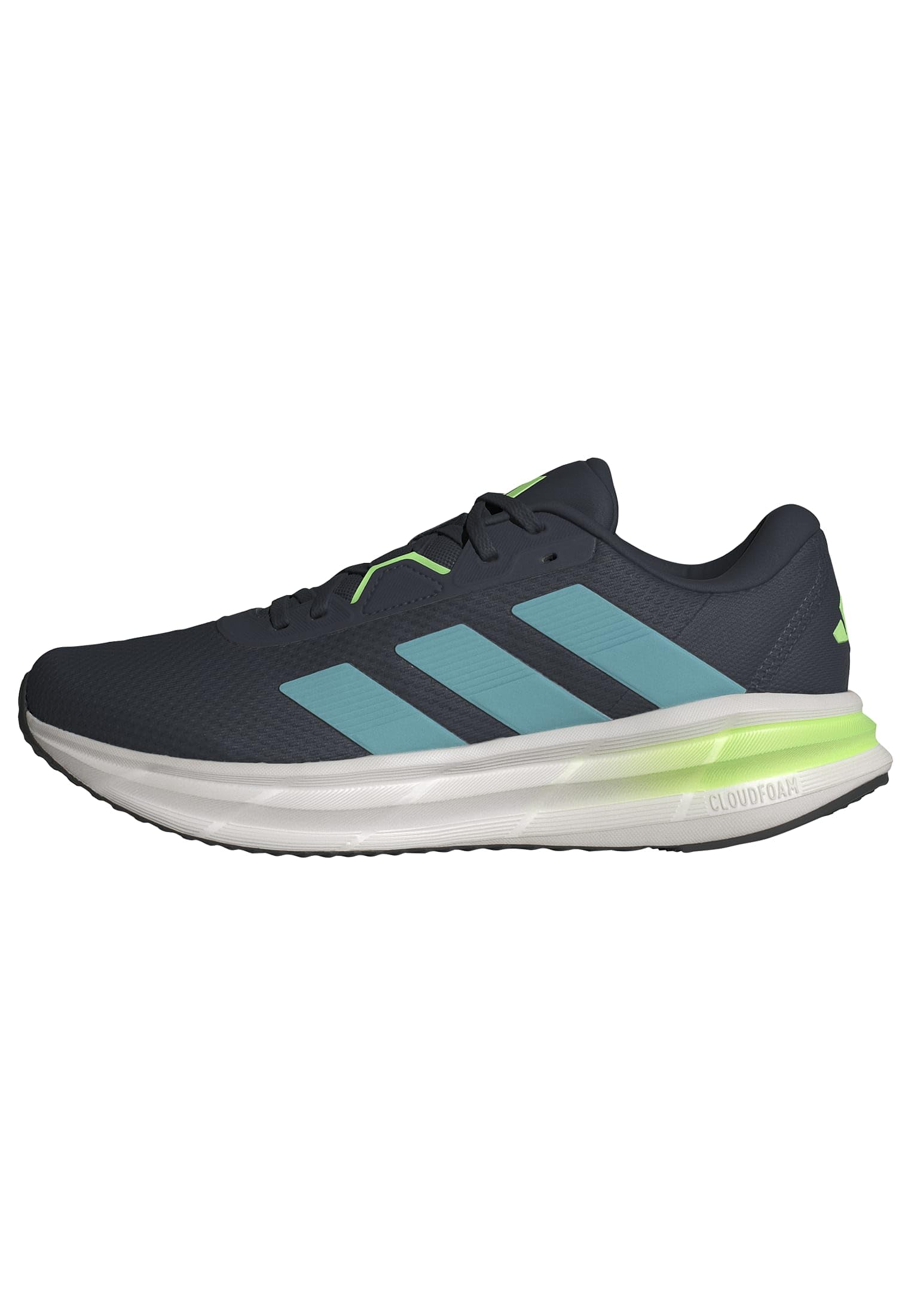 adidas Men's Galaxy 7 Running Shoes, Aurora Ink Mint Ton Lime Burst, 42 EU