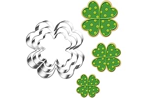 4-Leaf Clover Cookie Cutter - Perfect for Sweet Treats on St. Patrick's Day