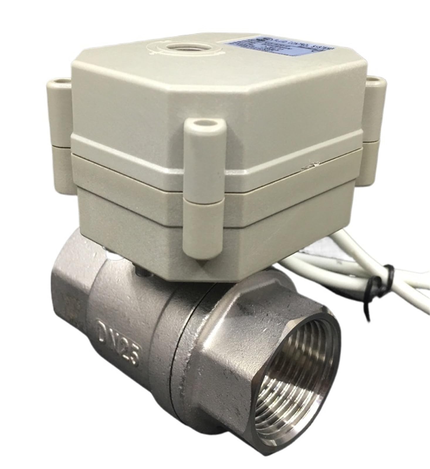 Vanne proportionnelle en acier inoxydable 2 voies pour gestion de l'eau