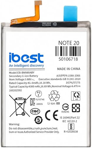 Replacement Battery for Samsung Galaxy Note 20