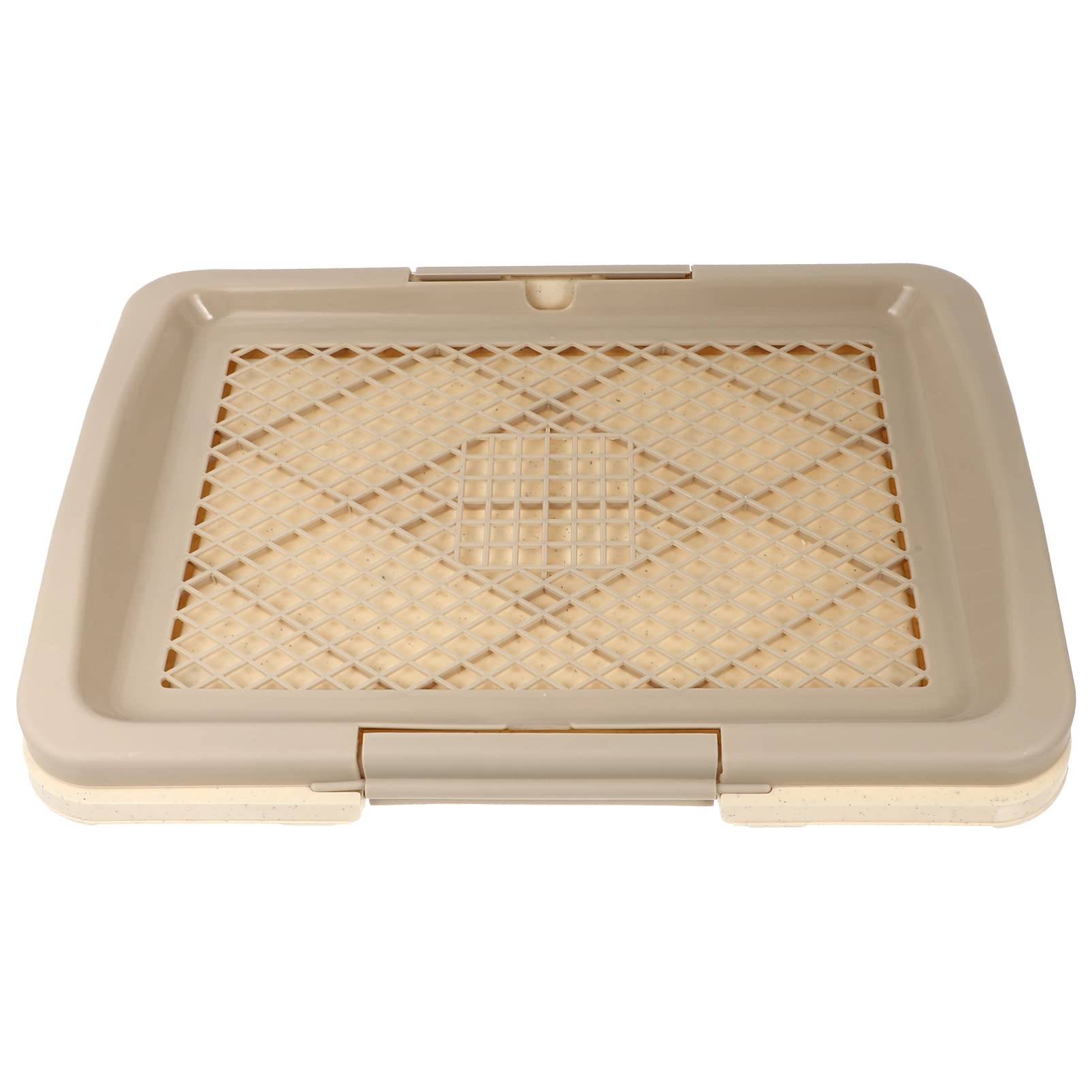 Generic Puppy Accessories Dog Litter Tray: Cellular Puppy Litter Box Household Dog Potty Pan Pee Pads Dog Essentials for Puppy Rabbit Guinea (Grey) Pallet