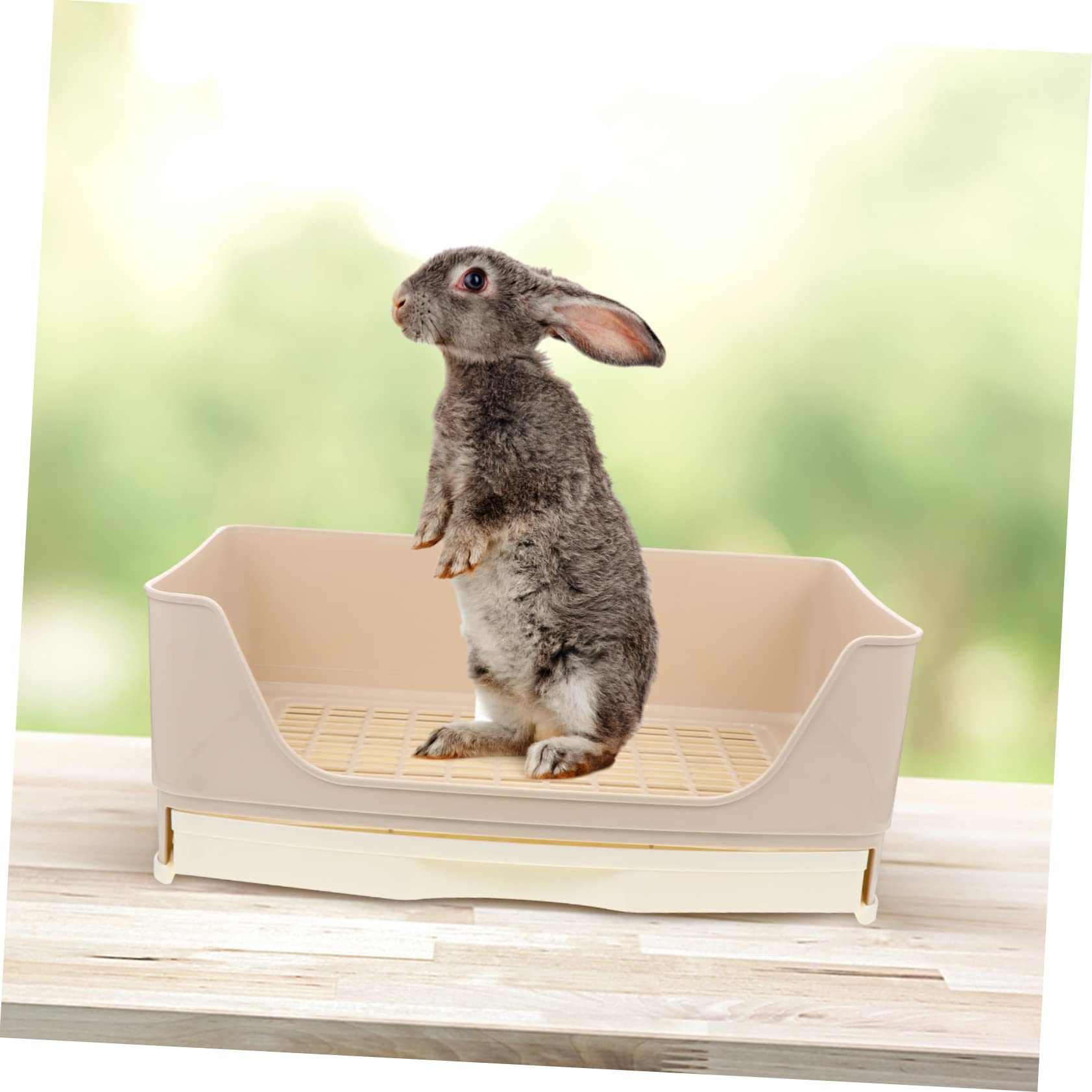 Happyyami Pudełko Królik Toaleta Pet Pee Toaleta Szuflada Dla Zwierząt Nocnik Bunny Toaleta Kuweta Dla Zwierząt Domowych Królik Nocnik Dostaw Dla Zwierząt Domowych Toaleta Dla Zwierząt