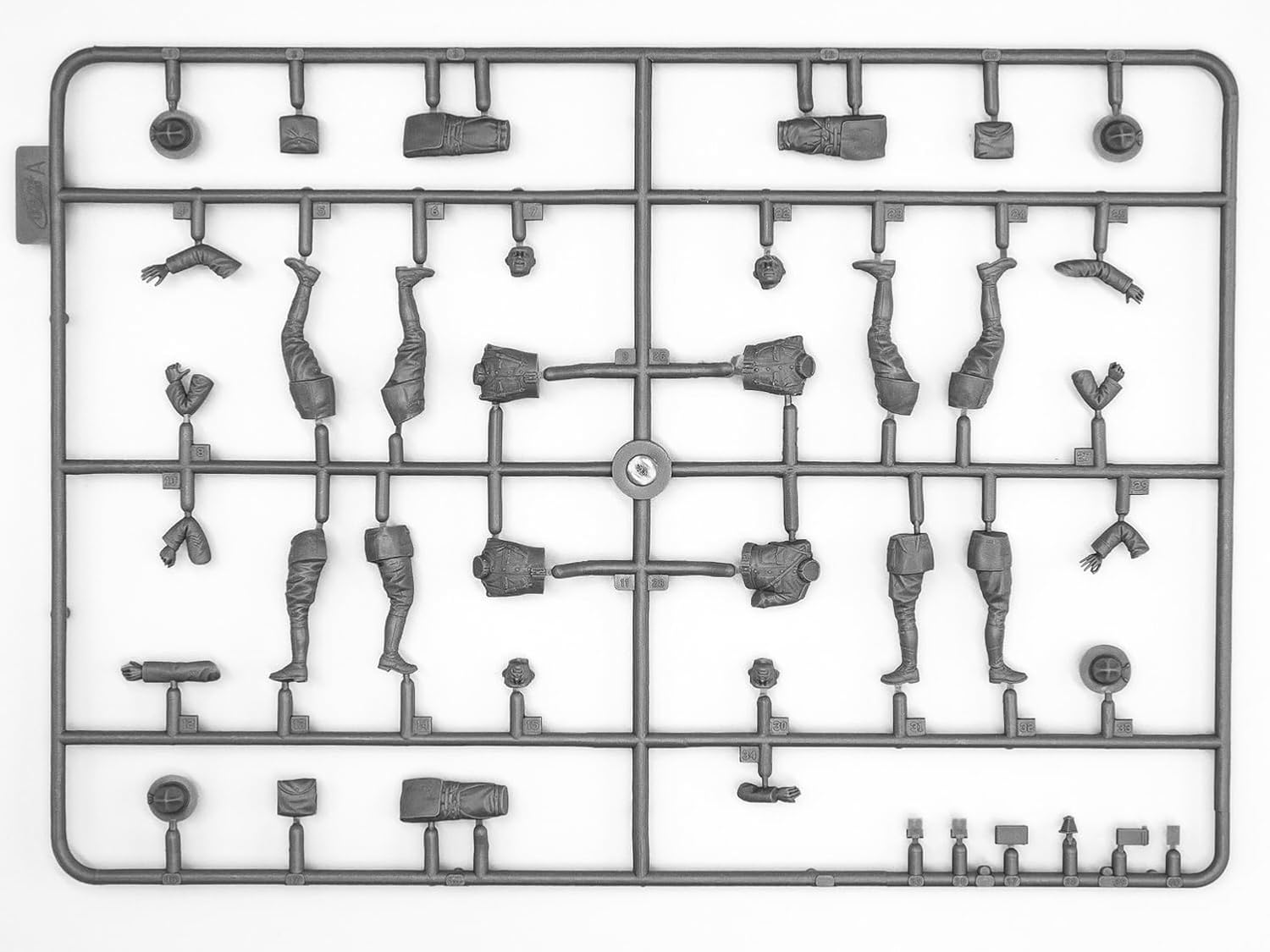ICM ICM35689 1:35-US Infantry (1917) 4 Figs
