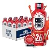 Worldwide Nutrition Bundle: Core Power Fairlife 26g Protein Milk Shakes - Ready To Drink for Workout Recovery - Strawberry Banana Flavor, 14 Fl Oz Pack of 12 and Multi-Purpose Key Chain