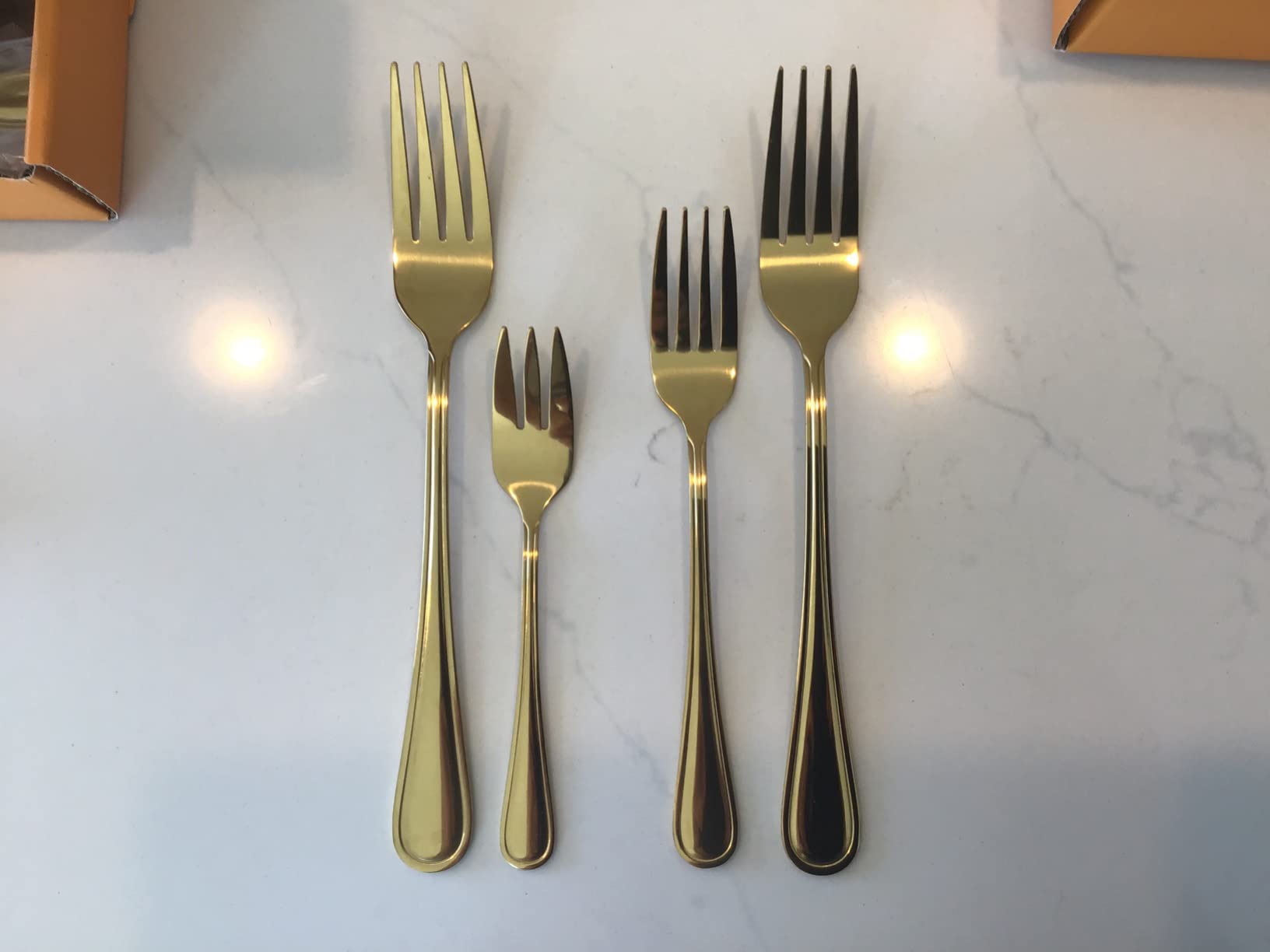 6/mo Finance KONIGEEHRE 20 PCS Rose Gold Silverware Set for 4