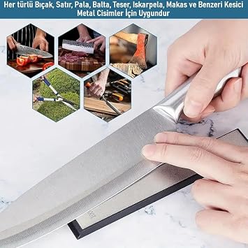 Valkyrie Diamond Knife Wrist Anhydrous Sharpener Long Lasting Wearproof Chef Knife Row Ax Chisel Sharpening 3000#