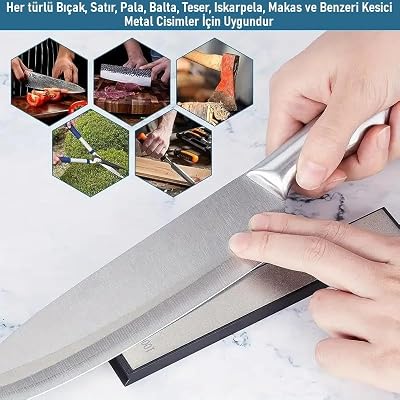Valkyrie Diamond Knife Wrist Anhydrous Sharpener Long Lasting Wearproof Chef Knife Row Ax Chisel Sharpening 3000#