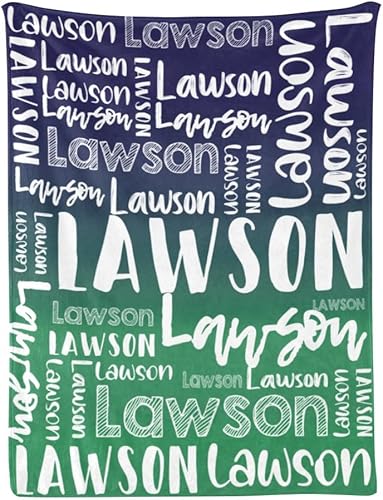 Dr.TOUGH Manta personalizada para niños, manta personalizada con nombre para adultos, mantas de bebé personalizadas para regalos de cumpleaños