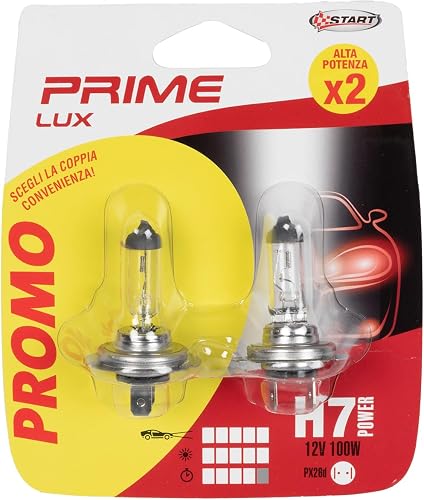 START Par de bombillas halógenas H7 12 V 100 W PX26d para…