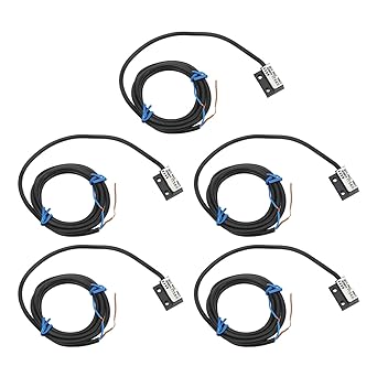 Magnetic Proximity Sensor, 5Pcs Easy Installation Approach Switch Sensitive Wide Application for Counting