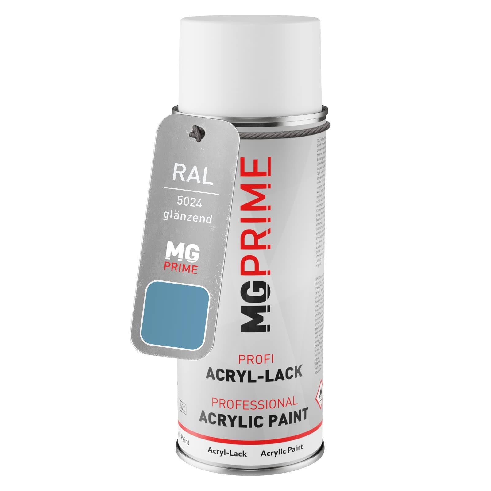 Mg Prime Pastel Blue Ral 5024 /Pastellblau Spray Can 400 Ml Glossy Quick-Drying
