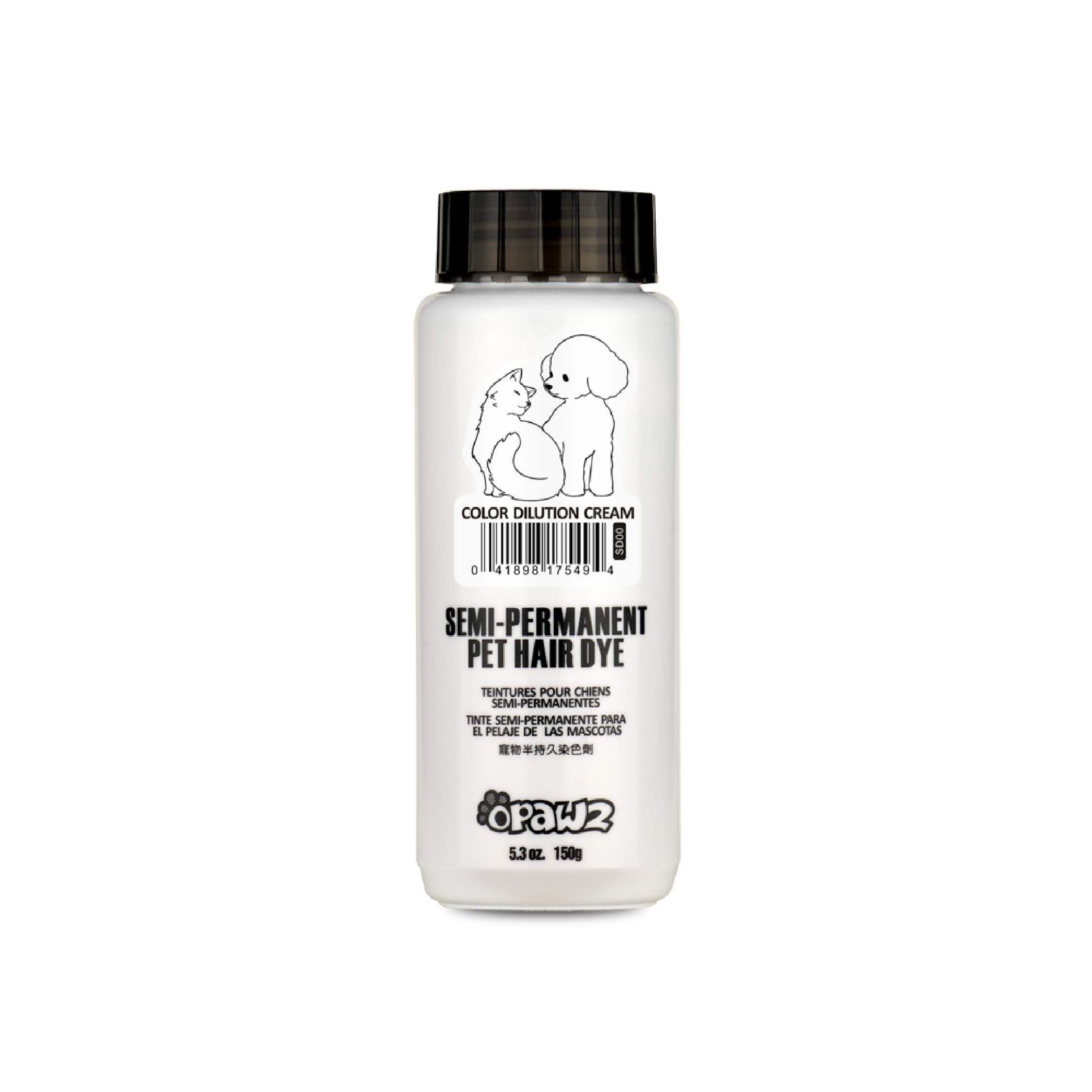 OPAWZ Pet Hair Dye - Dog Grooming Supplies - Completely Safe Pet Hair Dye for Cats, Dogs Over 6 Months Old - Color Dilution Cream (Semi-Permanent Color Dilution Cream, 150g) (B0BFNKL5F2) Amazon Price History, Amazon Price Tracker