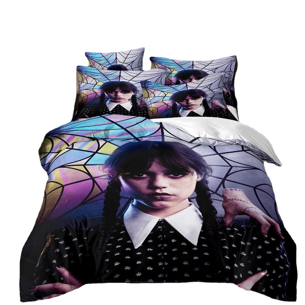 Bed Linen 135 x 200 cm Microfibre Cartoon Children's Bedding Set for Teenagers Adult Duvet Cover Set Pillowcase