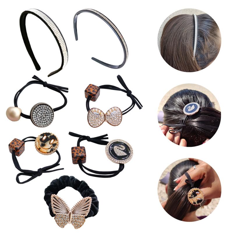 Evogirl Hair Accessories Combo Saver Pack of Hair Bands & Hair Ties Multi Use for Women,Girls Pack of 20 (B0CLJ2FXTR) Amazon Price History, Amazon Price Tracker