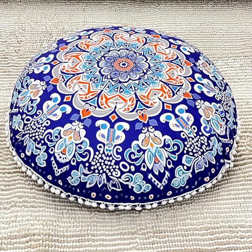Turnextte 32 in Meditation Floor Cushion, Round Large Floor Pillow for Adult, Yoga Pillows for...