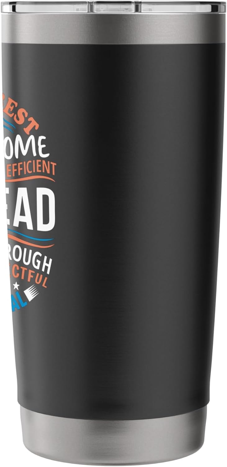 Team Lead Gifts Funny Appreciation Boss Supervisor Stainless Steel Insulated Tumbler - Image 2