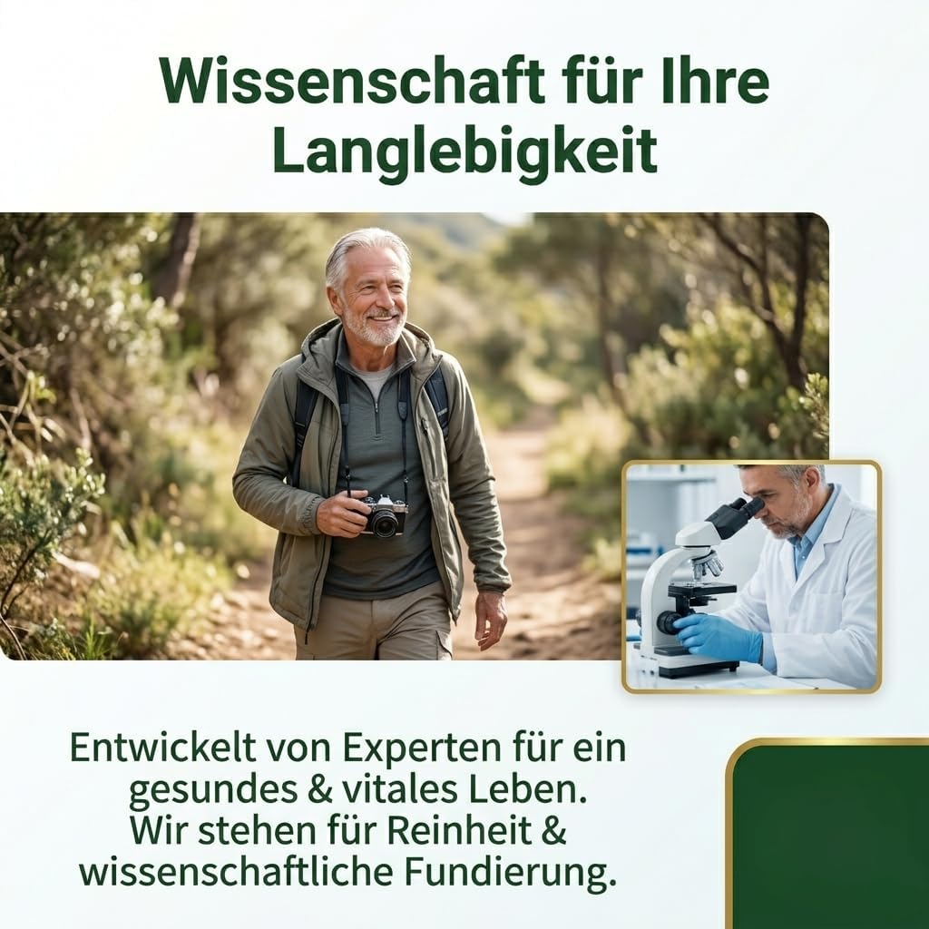 NAD Plus Resveratrol Kapseln, Hochdosierte NMN Alternative Supplement für Tägliche Energie, 120 Stück