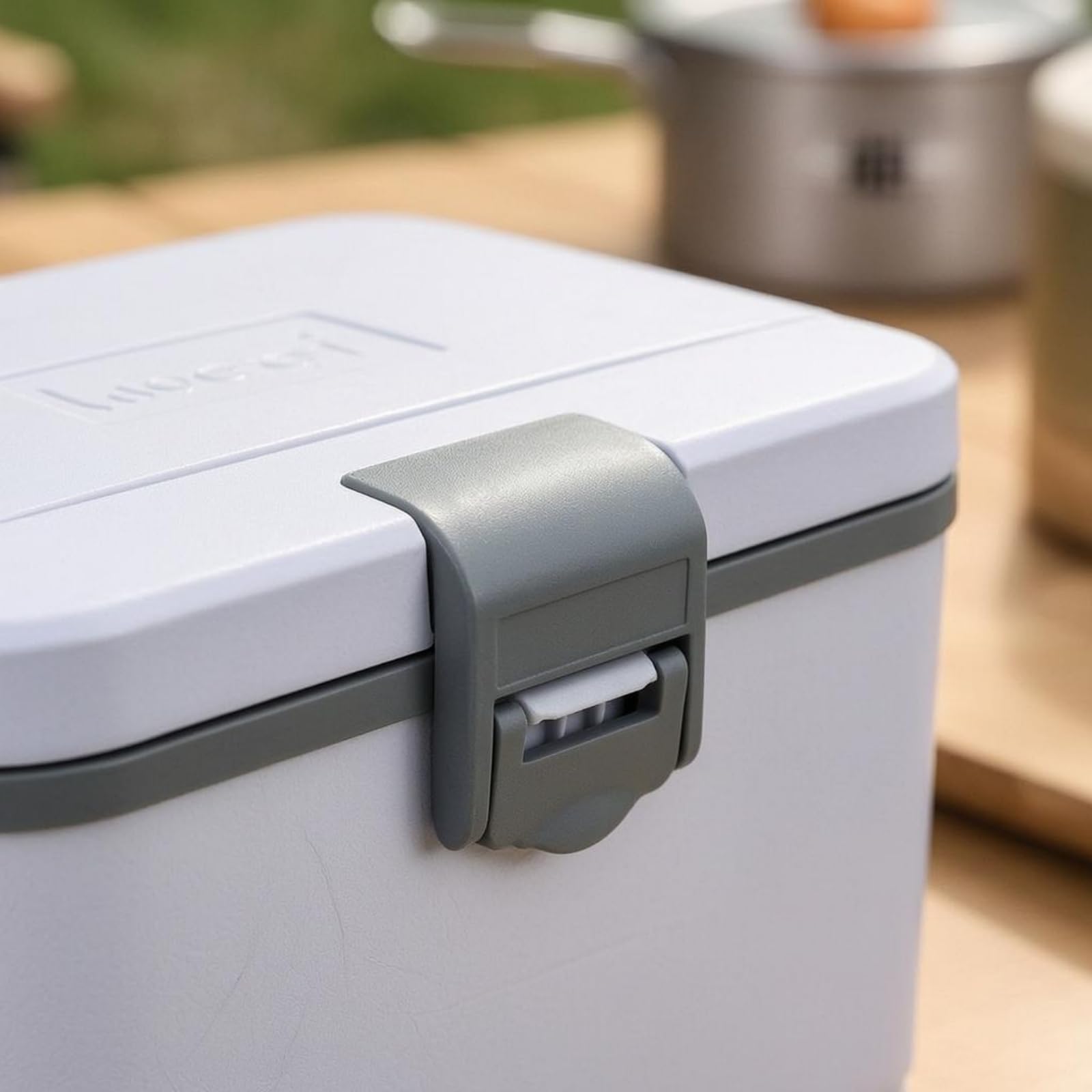 Nevera Portátil Refrigerador Contenedor Térmico Caja Aislada con Material Rígido y Tapa Plana Pestillo Frontal y Asa de Transporte Adecuada, Verde, Style to 3
