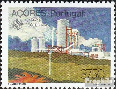Timbre Portugal Açores 1994 - Collection Azulejos, MH12, Neuf Avec Gomme Originale, édition Complète