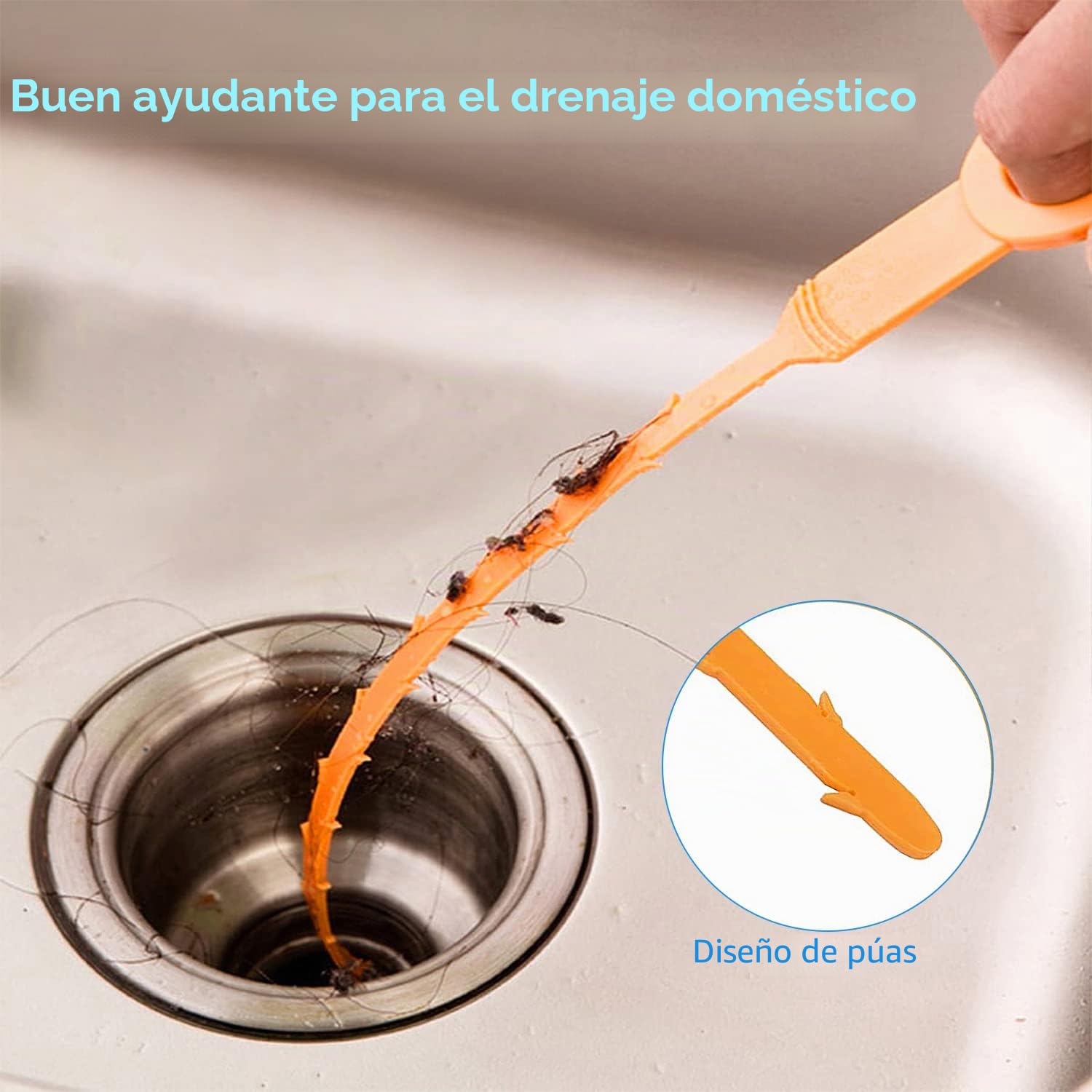 Desatascador Tuberias Profesional 13M, Manual Muelle Alambre Desatascador Tuberias, Desatascador de Desagües, Fontanería Snake Plug Desbloqueador, para WC, Cocina, Baño, Fregadero, con Guantes