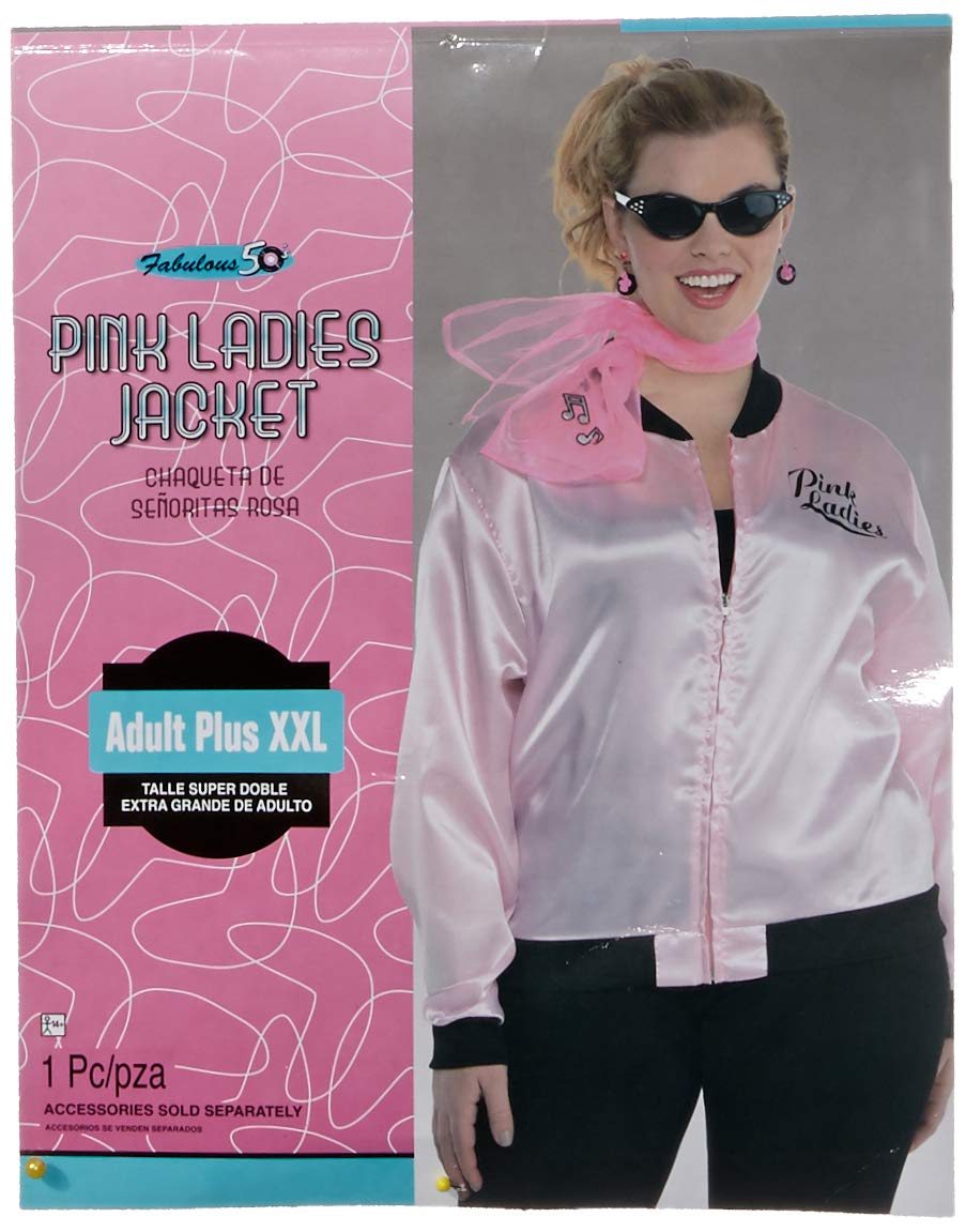 pink ladies jacket plus size