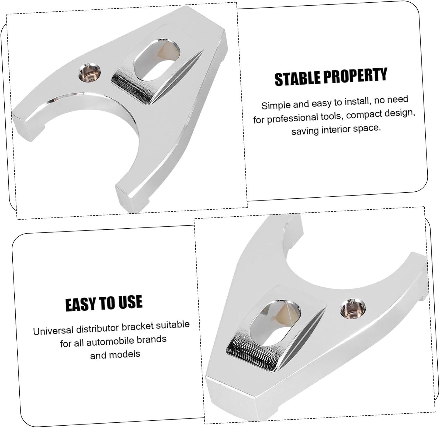 PRETYZOOM Car Alternator Bracket Distributor Clamp for Car Easy Install Aluminum Distributor Clamp