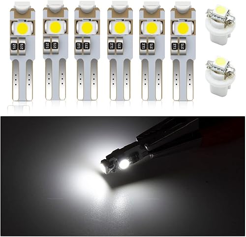 Miniatura 4 de NSLUMO Kit de bombillas LED blancas para tablero de instrumentos para Land Rover Defender Td5 1998-2007, velocímetro, aceite, temperatura del agua,