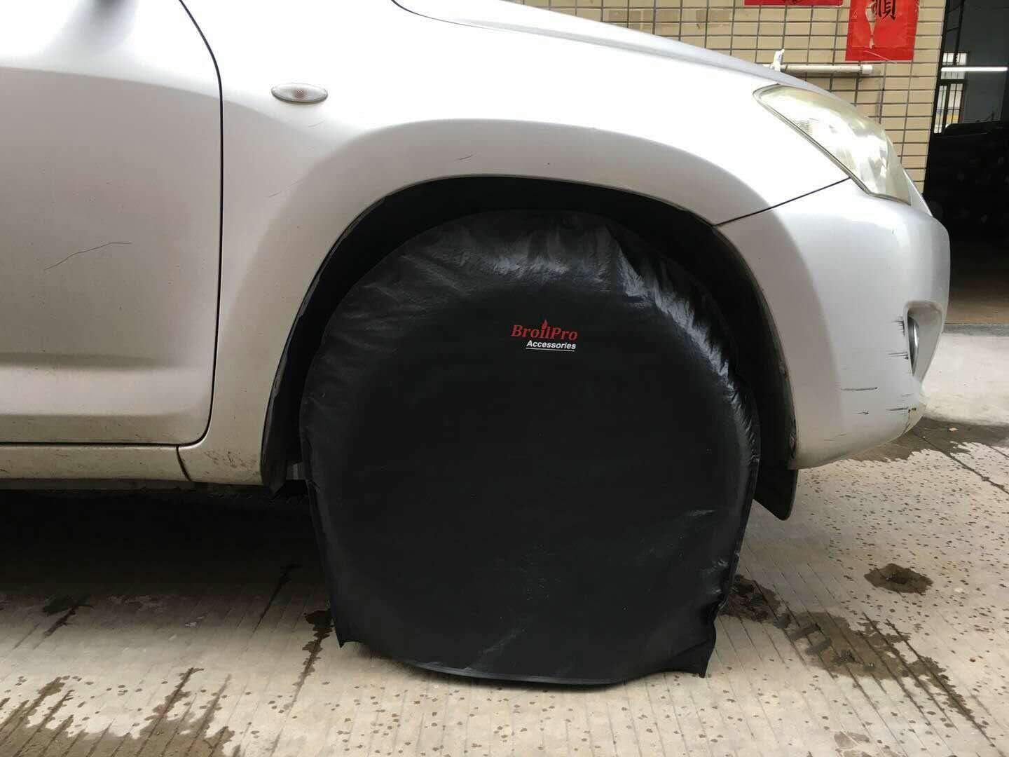 Tire Cover Set of 4PCS Waterproof Sun Protectors for RV, Camper, Trailer, Truck Fits 29"-32" Tire Diameter