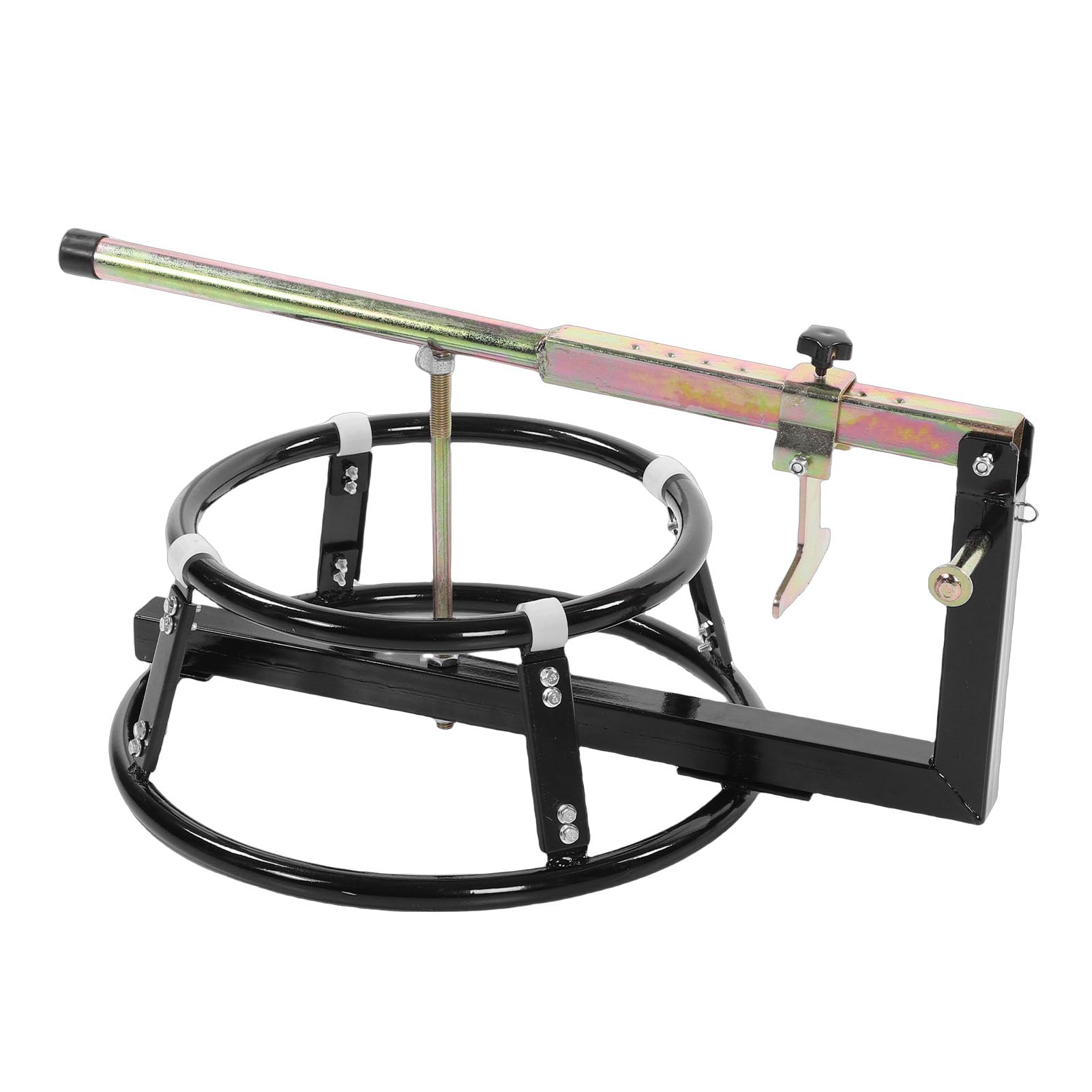 Tbest Soporte para de Neumáticos de Motocicleta con Destalonador para Neumáticos de 16 a 21 Pulgadas, Estación de Ruedas para Moto de Cross