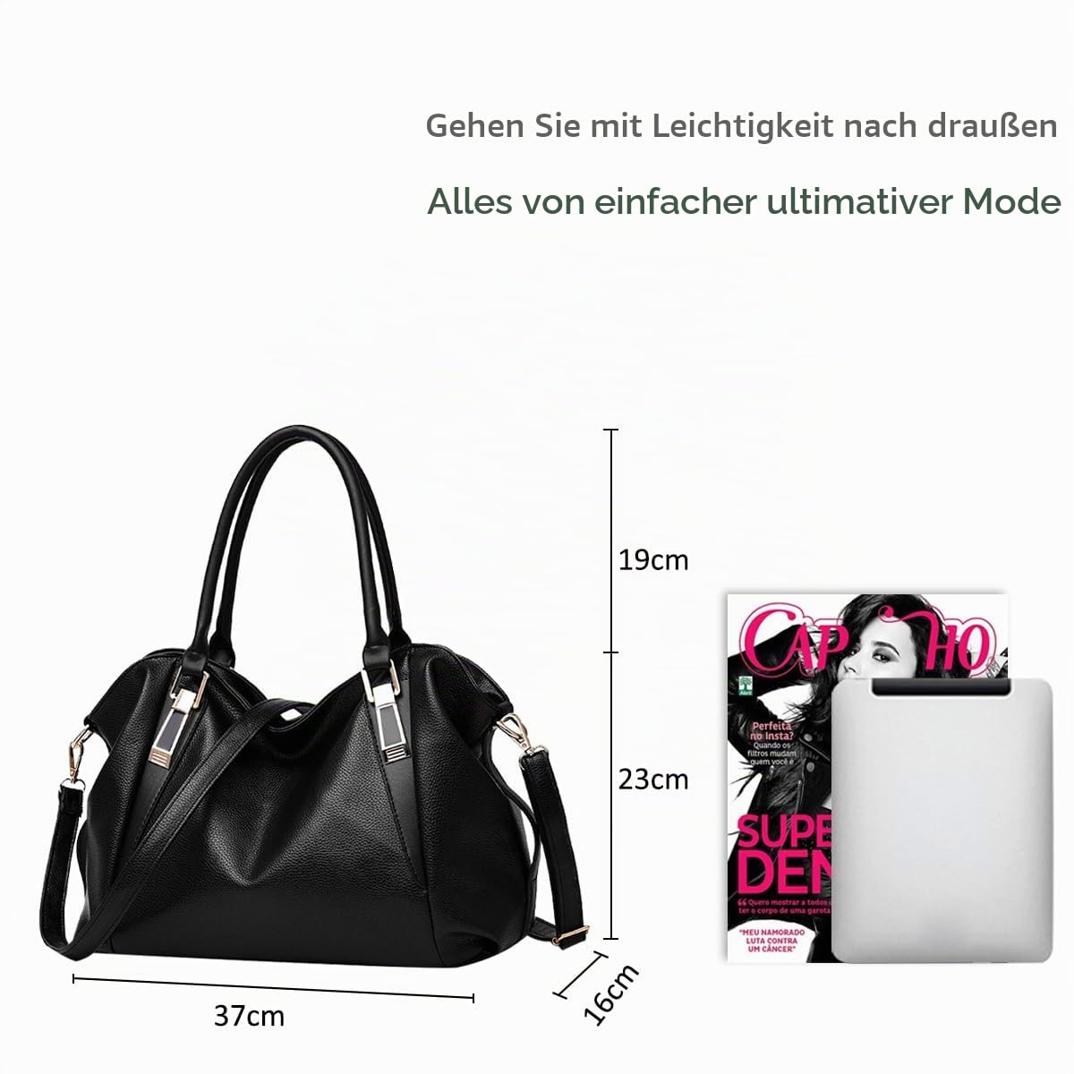 Nicole&Doris Neue Tasche Damen Klassische beiläufige Art und Weise weiche Tasche tragbaren Umhängetasche Frauen Kuriertaschen Frauen Handtasche