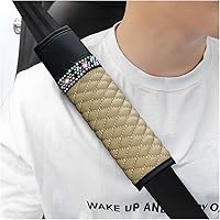 Vista 16 de zipelo - 2 piezas de fundas para cinturón de seguridad de auto, almohadillas de cuero transpirable para el hombro que protegen tu cuello