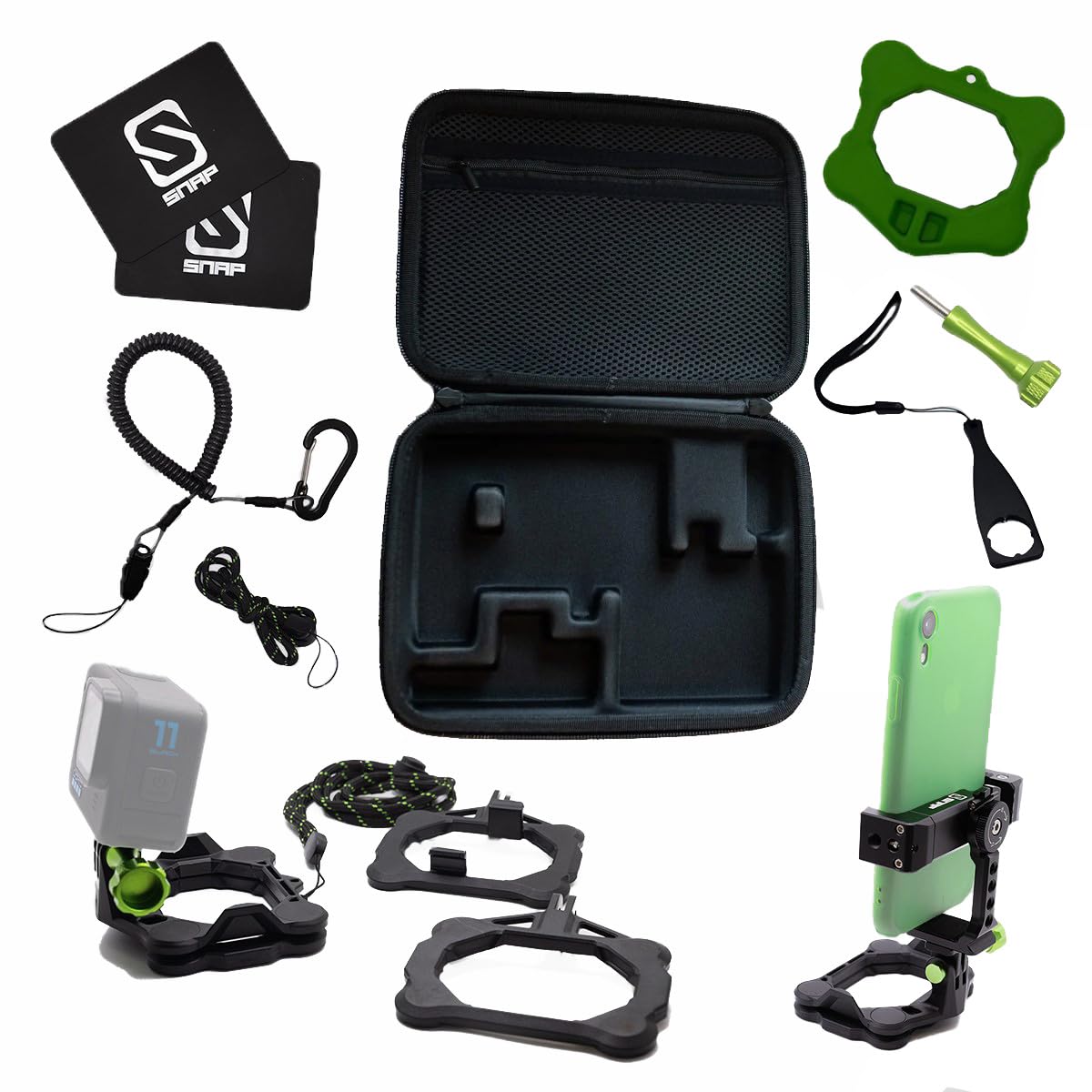 SNAP MountsUltra Kit – Magnetic Action Camera Mount Accessories Kit Compatible with GoPro Hero, GoPro Max, and DJI