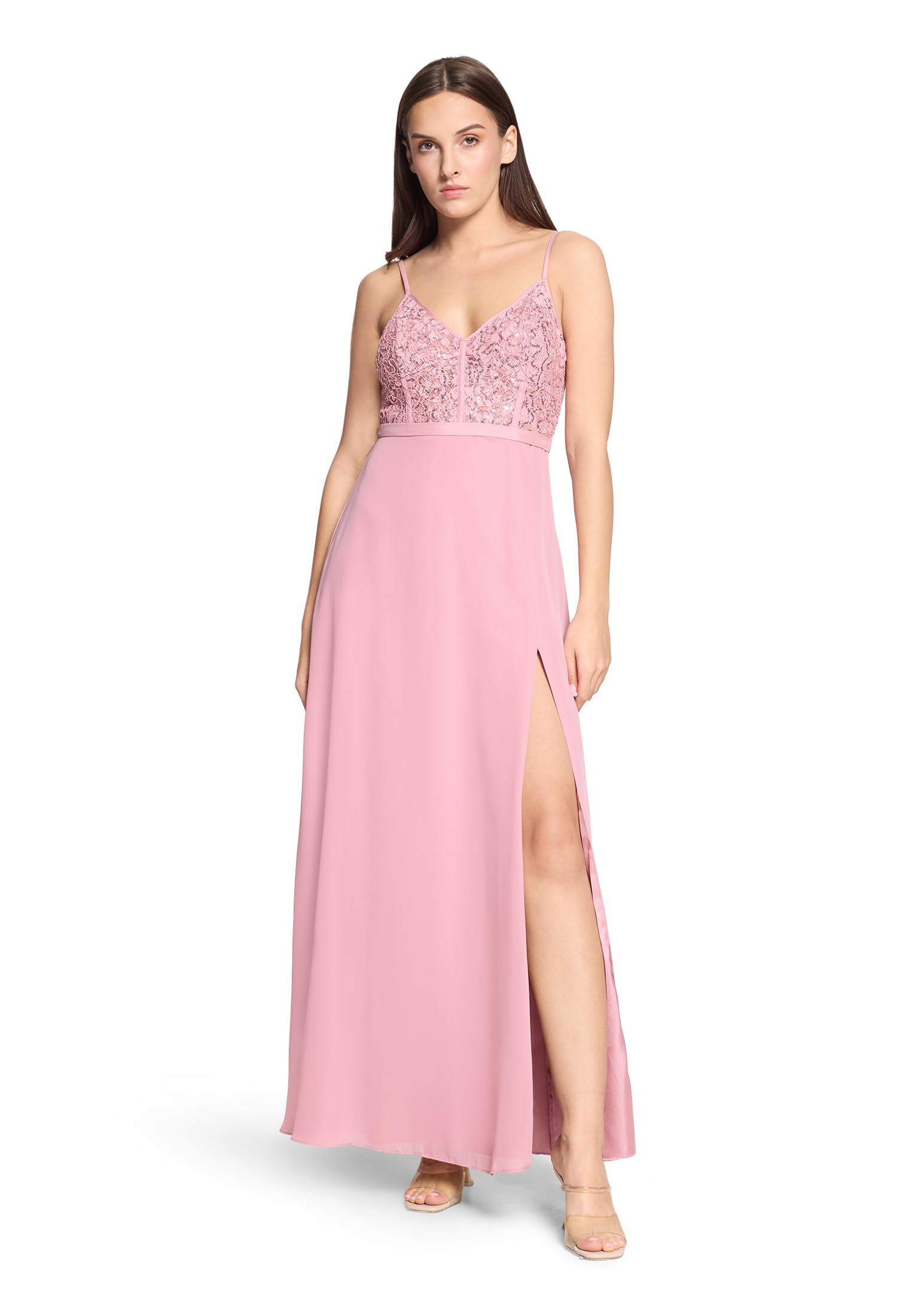 Vera Mont Damen Abendkleid mit Stickerei