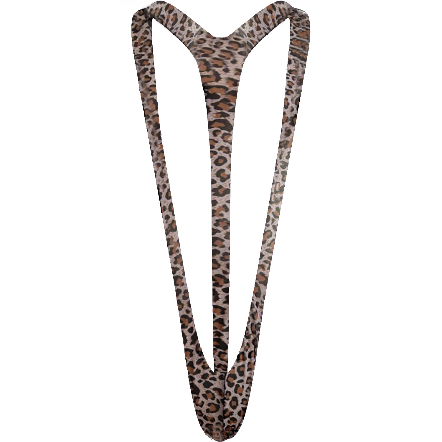 Borat Mankini ManThong Swimsuit Men's V-String Underwear Sexy Mankini with Suspender Swimming Bodysuit Novelty Stag Fancy Dress Costume