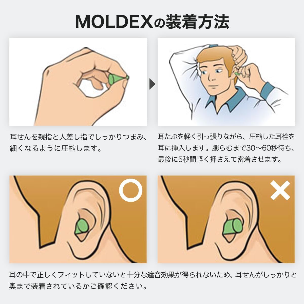 Meteors Earplugs Style: Uncorded, Qty:200 pair per box by Moldex