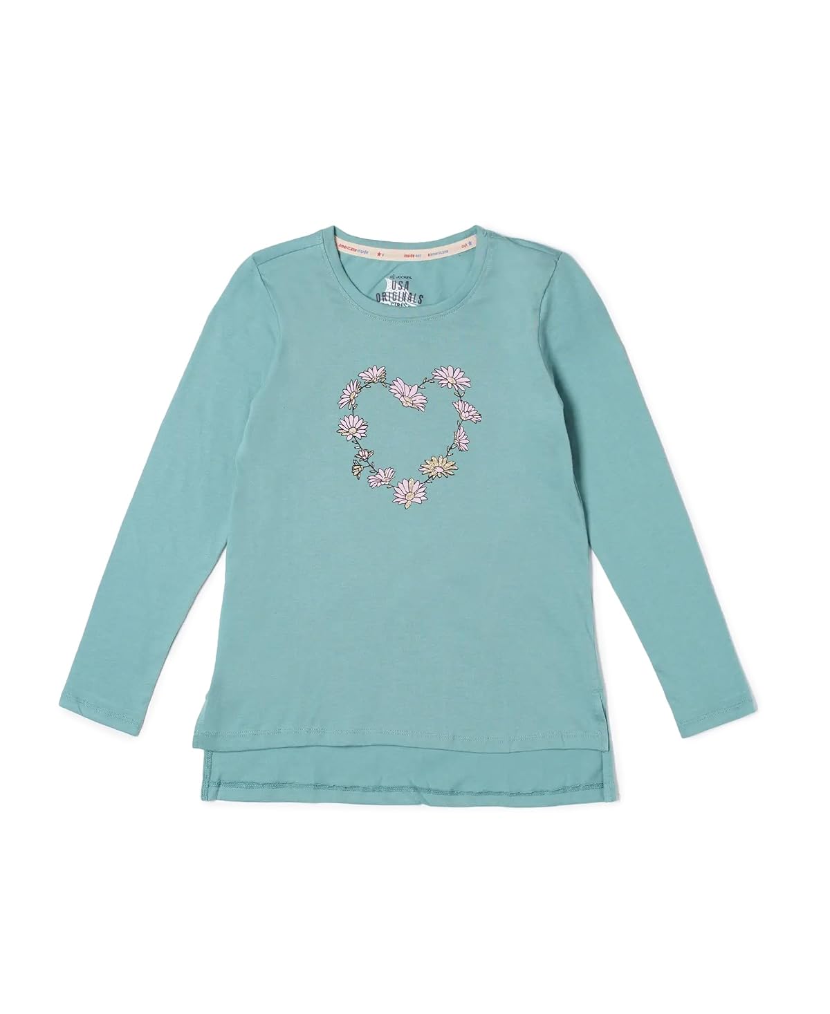 Jockey UG11 Girl's Super Combed Cotton Graphic Printed Regular Fit Full Sleeve