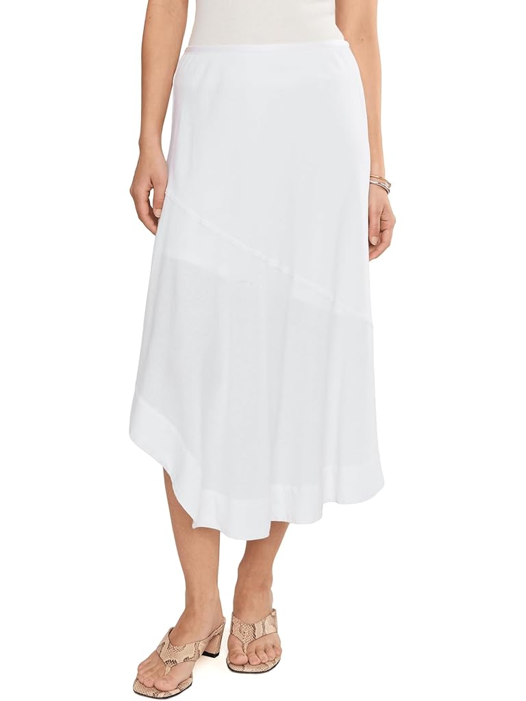 White NIC+ZOE Petite Long Engagement Rumba Linen Skirt