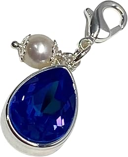 Something Blue for Bride-Something Blue Charm-Beach Wedding-Wedding Gown Charm-Bouquet Charm-Good Luck Wedding Charm-Gift for Bride