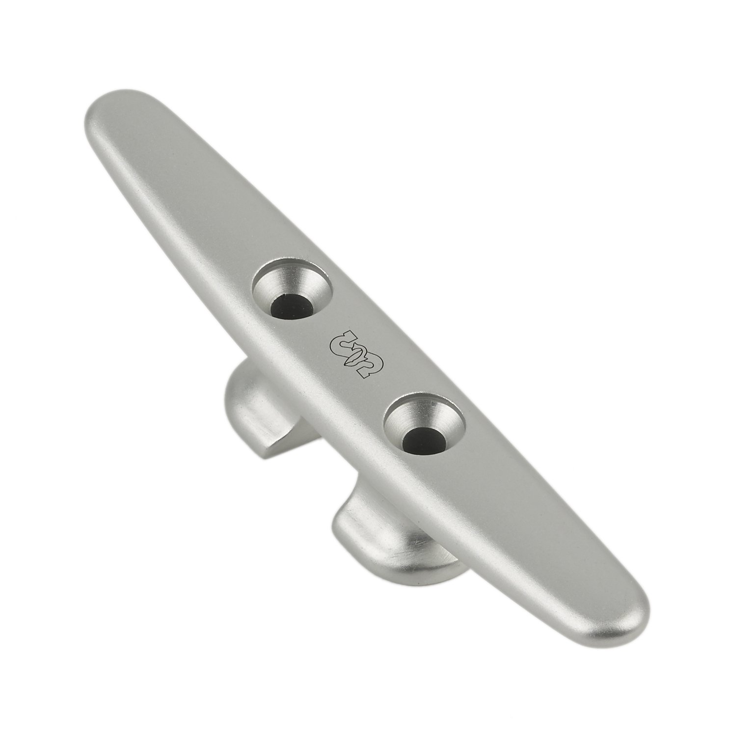 SchaeferOpen Base Clear Anodized Forged Aluminum Cleat fits Up to 1/2-Inch Line, 5-Inch/127mm
